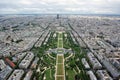 Panoramic view of paris Royalty Free Stock Photo