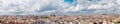 Panoramic view of Paris from The Centre Pompidou Museum building Royalty Free Stock Photo