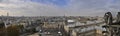 Panoramic view of Paris from Notre Dame Royalty Free Stock Photo