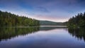 Panoramic view of Pass lake landscape Royalty Free Stock Photo