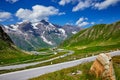 Panoramic view at Pasterze Glacier Grossglockner Royalty Free Stock Photo