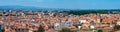 Panoramic view of Perpignan, France Royalty Free Stock Photo