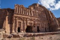 Panoramic View of Petra, Unesco Archeological Site, Jordan Royalty Free Stock Photo