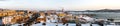 Panoramic view of Petropavlovsk-Kamchatsky city Royalty Free Stock Photo