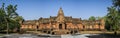 Panoramic view of the Phanom Rung temple around Nang Rong, Buriram, Thailand. Royalty Free Stock Photo