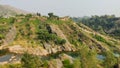 Panoramic view of Pharwala Fort and Sawan River Royalty Free Stock Photo
