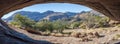 Panoramic view from Philipps Cave at Ameib Royalty Free Stock Photo