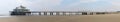 Panoramic view of the Pier in Blankenberge in Belgium