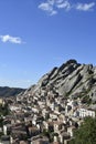 The old town of Pietrapertosa, Italy.