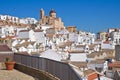 Panoramic view of Pisticci. Basilicata. Italy.