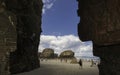 Panoramic view of the Playa de las Catedrales in Ribadeo, Galicia.