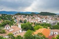 Panoramic view of Plovdiv from the Nebet Tebe hill, Bulgaria