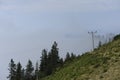 Panoramic view of Pokut plateau in blacksea karadeniz, Rize, Turkey. Tree, grass