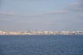 Panoramic view on the Port Said, Egypt.