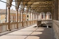 Panoramic view of the porticoed terrace in Padua