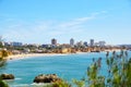 Panoramic view of Portimao city, Portugal