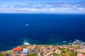 Panoramic view on Portu Moniz, Madeira island, Portugal Royalty Free Stock Photo