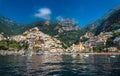 Panoramic view of Positano, small town on Amalfi Coast, Campania, Italy Royalty Free Stock Photo