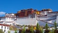 A panoramic view of Potala Palace in Lhasa, Tibet Royalty Free Stock Photo