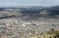 Panoramic view of Potosi (UNESCO) surrounded by the Andes Mountain in Bolivia Royalty Free Stock Photo