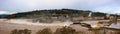 Panoramic View of Power Plant and paper mill ruins in Oregon Cit Royalty Free Stock Photo