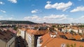 Panoramic view at Prague from VyÃÂ¡ehrad Royalty Free Stock Photo
