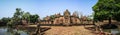 Panoramic view of the Prasat Muang Tam temple around Nang Rong, Buriram, Thailand.