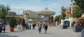 Panoramic view of Prater Amusement Park in Vienna Royalty Free Stock Photo