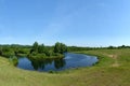 Panoramic view of protected area river