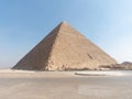Panoramic view Pyramid of Giza in El Cairo Egypt Royalty Free Stock Photo