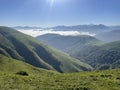 Panoramic View in the Pyrenees Basque Country