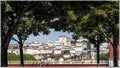 Panoramic view on the quarter Presquile, Lyon, France Royalty Free Stock Photo