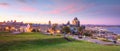 Panoramic view of Quebec City skyline in Canada Royalty Free Stock Photo