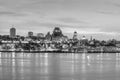 Panoramic view of Quebec City skyline in Canada Royalty Free Stock Photo