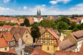 Panoramic view of Quedlinburg, Germany