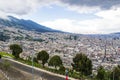 Panoramic view of Quito city, Ecuador