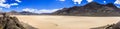 Panoramic view of the Racetrack Playa taken from the Grandstand; Death Valley National Park, California