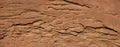 Panoramic view of red rock texture Royalty Free Stock Photo