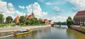 Tumski Bridge in Wroclaw