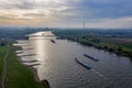Panoramic view of the Rhine bridge Leverkusen