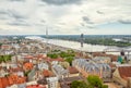 Panoramic view of Riga Royalty Free Stock Photo