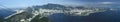 Panoramic view of Rio de Janeiro, Brazil. Royalty Free Stock Photo
