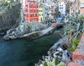 Panoramic view of Riomaggiore - italy