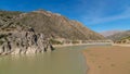 Panoramic view of River Euphrates near Erzincan, Turkey