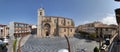 Panoramic view of the Roa de Duero square, where we can see the town hall and the