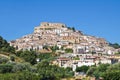 Panoramic view of Rocca Imperiale. Calabria. Italy.