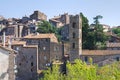 Panoramic view of Ronciglione. Lazio. Italy. Royalty Free Stock Photo