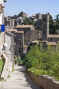 Panoramic view of Ronciglione. Lazio. Italy. Royalty Free Stock Photo