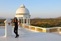 The panoramic view from the roof of the Stylish Balaram heritage Royalty Free Stock Photo