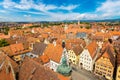 Panoramic view of Rothenburg Royalty Free Stock Photo